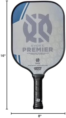 Onix Evoke Premier Professional Tournament Pickleball Paddle Composite Face Impact Paddle Shape for Elite Players in Tou