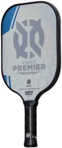 Onix Evoke Premier Professional Tournament Pickleball Paddle Composite Face Impact Paddle Shape for Elite Players in Tou