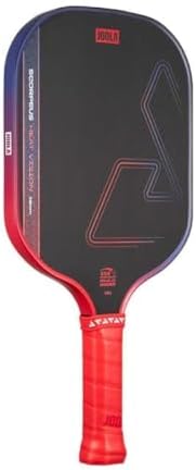 JOOLA Vision Textured Carbon Grip Pickleball Paddle for Maximum Spin and Control - Polypropylene Honeycomb Core 16mm JOO
