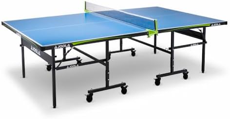 JOOLA Multi Use Outdoor Table Tennis Table - Concrete Wood Look - Indoor Outdoor - Conference Table Dining Table Include
