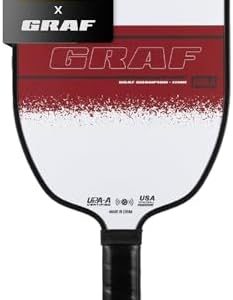 JOOLA Agassi GRAF Champion Pickleball Paddle - Increased Spin & Control - UPA-A Certified - USAP Approved