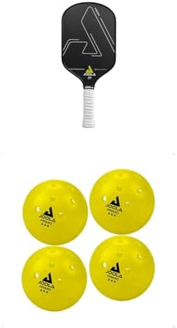 JOOLA Vision Pickleball Paddle - Maximum Spin and Control with Textured Carbon Grip | Polypropylene Honeycomb Core | Ava