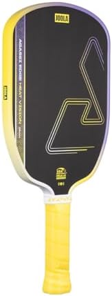 JOOLA Vision Textured Carbon Grip Pickleball Paddle for Maximum Spin and Control - Polypropylene Honeycomb Core 16mm JOO