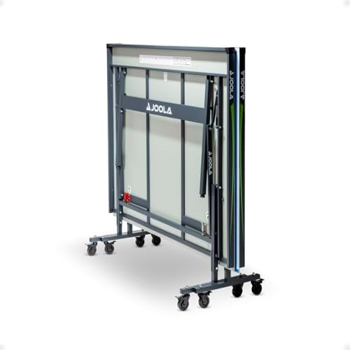 JOOLA Multi Use Outdoor Table Tennis Table - Concrete Wood Look - Indoor Outdoor - Conference Table Dining Table Include