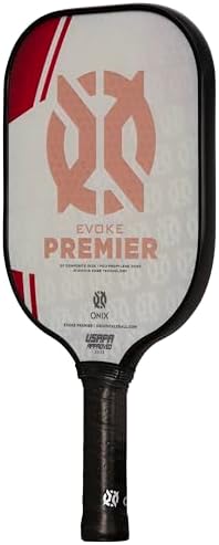 Onix Evoke Premier Professional Tournament Pickleball Paddle Composite Face Impact Paddle Shape for Elite Players in Tou