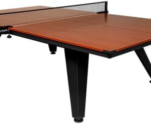 Stiga Ultra Table Tennis Table - Woodgrain Laminate Table Top + Size: 9x18ft + Suitable for Beginners and Professionals