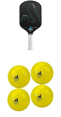 JOOLA Simone Jardim Hyperion CFS Pickleball Paddle - USAPA Approved, Carbon Fiber Racket | JOOLA Primo Pickleball Balls