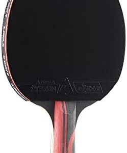 JOOLA Infinity Edge Tournament Ping Pong Paddle Carbon Pro Black Rubber Advanced Training Speed