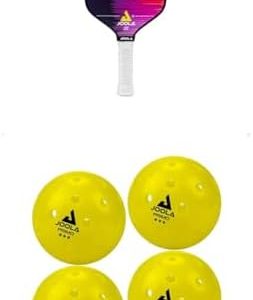 JOOLA Ben Johns Hyperion CAS 1|5 Pickleball Paddle - Carbon Abrasion Surface & High Grit & Spin, Elongated Handle - USAP