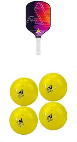 JOOLA Ben Johns Hyperion CAS 1|5 Pickleball Paddle - Carbon Abrasion Surface & High Grit & Spin, Elongated Handle - USAP