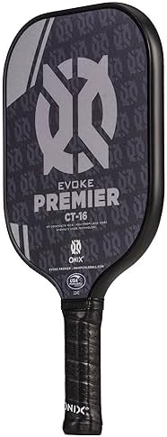 Onix Evoke Premier Professional Tournament Pickleball Paddle Composite Face Impact Paddle Shape for Elite Players in Tou
