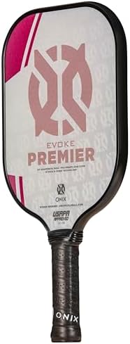 Onix Evoke Premier Professional Tournament Pickleball Paddle Composite Face Impact Paddle Shape for Elite Players in Tou
