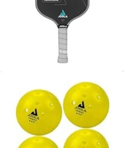 JOOLA Collin Johns Scorpeus Pickleball Paddle - Charged Surface Tech for Power & Feel - Carbon Fiber, Large Sweet Spot -
