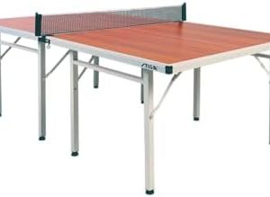 Stiga Space Saver Compact Ping Pong Table Separate Table Halves Regulation Height No Assembly Required