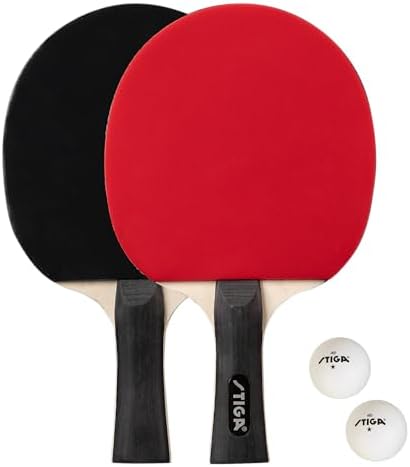 Stiga Space Saver Compact Ping Pong Table Separate Table Halves Regulation Height No Assembly Required