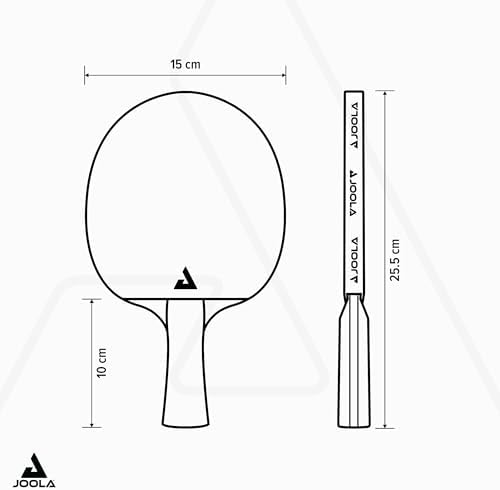 JOOLA Carbon Control Performance Ping Pong Paddles - Professional Table Tennis Racket for Advanced Players - ITTF Approv