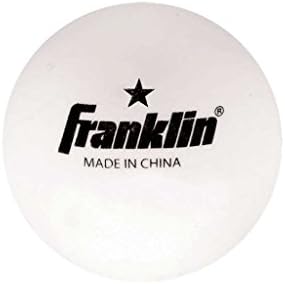 Franklin Sports Ping Pong Balls Official Size Weight White 40mm Table Tennis Durable High Performance 12 Count Pack of 1
