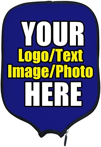 Custom Pickleballs Paddles Cover Protector, Fits Most Paddles Rackets, 8.5x11.5 inches Personalized Pickleballs Padd