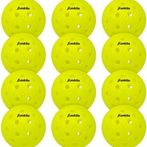 Franklin Sports X-40 Outdoor Pickleballs - Official Ball of USA Pickleball and APP Tour + US Open - Regulation Size