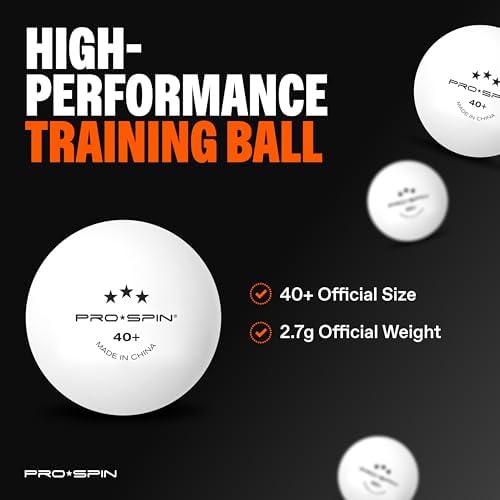 Professional Quality Ping Pong Paddle Set - High-Performance, Premium Rackets | 3-Star Balls | Compact Storage Case | In