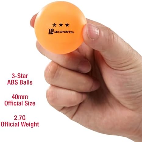 MD Sports Foldable Table Tennis Table for Family Game Rooms with Nets Included | MD Sports Multiple Styles Table Tennis