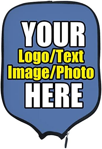 Custom Pickleballs Paddles Cover Protector, Fits Most Paddles Rackets, 8.5x11.5 inches Personalized Pickleballs Padd