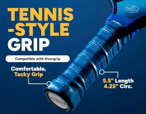 Friday Fever Paddle, Raw Carbon Fiber, Gen 3 Construction Friday Fever Paddle, USAP PBCoR .43 Certified, Dual-Edge Foa