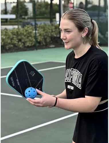 Pickleball Paddles Set of 2, Professional Carbon Fiber, Superior Control and Strong Power, USAPA Approved Pickleball Pad