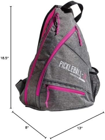 Franklin Sports Pickleball Bags - Sling Bag Backpack for Gear + Equipment - Perfect for Men + Women - Holds Paddles, Bal