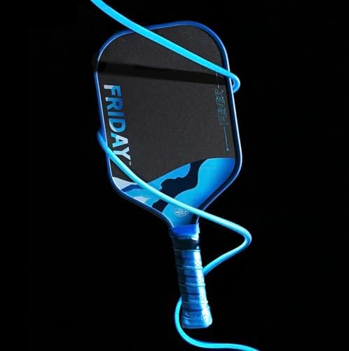 Friday Fever Paddle, Raw Carbon Fiber, Gen 3 Construction Friday Fever Paddle, USAP PBCoR .43 Certified, Dual-Edge Foa