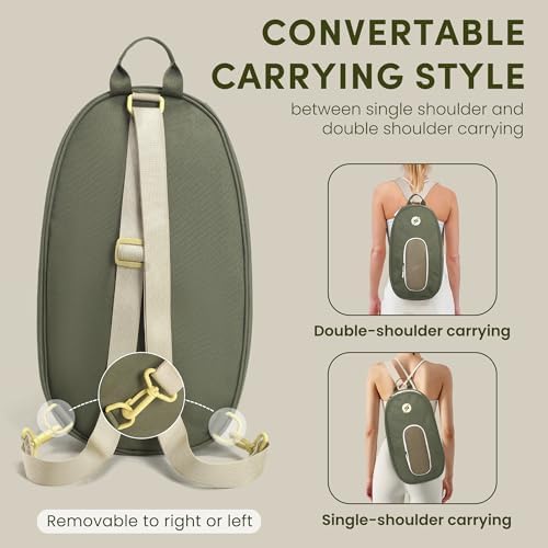 Women's Quilted Crossbody Pickleball Bag for Pickleball Paddle Storage | Pickleball Backpack for Women Sleek Quilted De