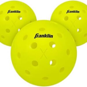 Franklin Sports X-40 Outdoor Pickleballs - Official Ball of USA Pickleball, APP Tour and US Open - Regulation Size