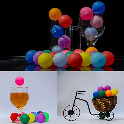 Colored Ping Pong Balls 50/100 Pack for Kids DIY Games ||4g 40mm Colored Ping Pong Balls for Learning Activities |Bulk 5