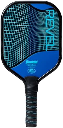 Franklin Sports Revel Aluminium Core Pickleball Paddle, USAPA Approved, Dual Plated Design, Non-Slip Grip, Blue, 340 Gra