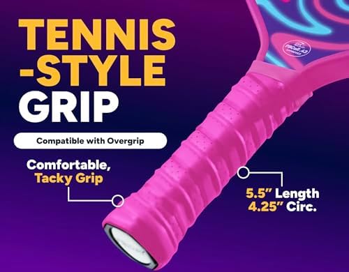 Friday Fever Paddle, Raw Carbon Fiber, Gen 3 Construction Friday Fever Paddle, USAP PBCoR .43 Certified, Dual-Edge Foa