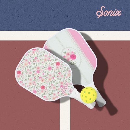 Sonix USAPA Approved Pickleball Paddles Set of 2 for Adults | Fiberglass Surface Pickleball Set with 2 Rackets, 4 Balls,