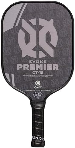 Onix Evoke Premier Professional Tournament Pickleball Paddle Composite Face Impact Paddle Shape for Elite Players in Tou