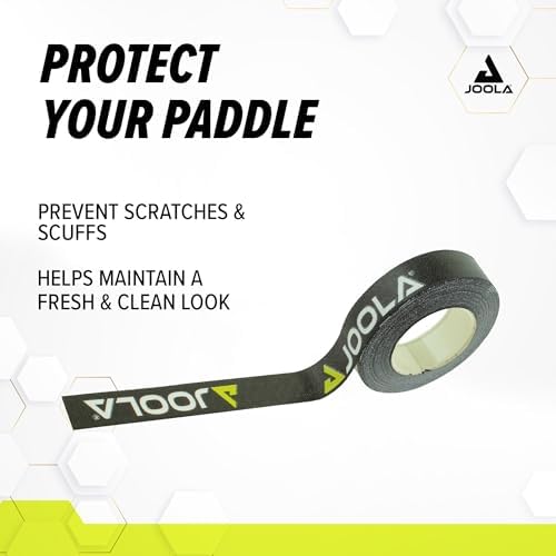 JOOLA Pickleball Paddle Edge Tape | Protects Edge Guard, Fits Any Brand & Size, 5 Meter Roll | Perfect for Enthusiasts &