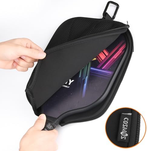 Cosmos Pickleball Paddle Cover Bag Fence Hook Pickleball Equipment Storage Carrying Cosmos 2 Pcs Pickleball Paddle Case