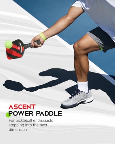 Warping Point Ascent Carbon Fiber Pickleball Paddles for Swing Speed and Maneuverability Players | Warping Point Ascent