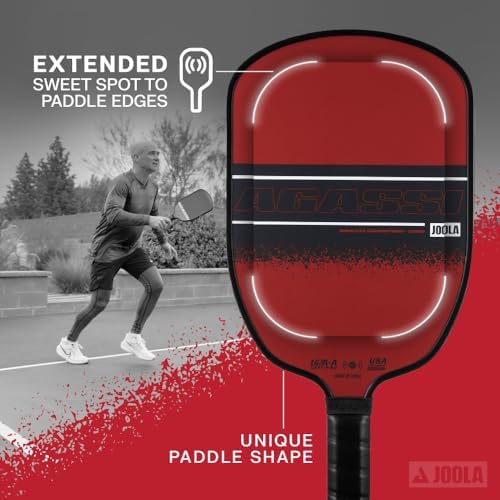 JOOLA Agassi GRAF Champion Pickleball Paddle - Increased Spin & Control - UPA-A Certified - USAP Approved