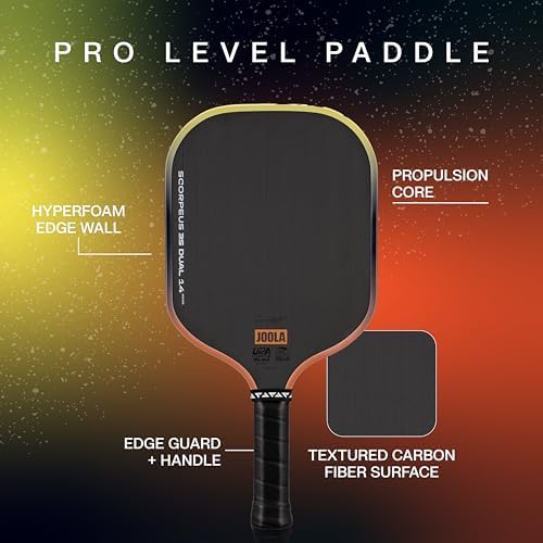 JOOLA 3S Pickleball Paddles – Raw Carbon Fiber Surface – UPA-A Certified – Ben Johns Perseus, Hyperion, Scorpeus & Magnu