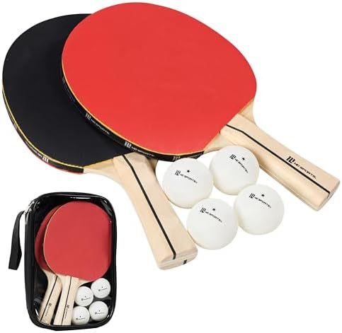 MD Sports Foldable Table Tennis Table for Family Game Rooms with Nets Included | MD Sports Multiple Styles Table Tennis