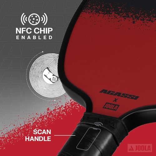 JOOLA Agassi GRAF Champion Pickleball Paddle - Increased Spin & Control - UPA-A Certified - USAP Approved