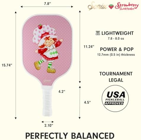 Sonix USAPA Approved Pickleball Paddles Set of 2 for Adults | Fiberglass Surface Pickleball Set with 2 Rackets, 4 Balls,