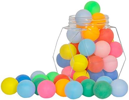 Colored Ping Pong Balls 50/100 Pack for Kids DIY Games ||4g 40mm Colored Ping Pong Balls for Learning Activities |Bulk 5