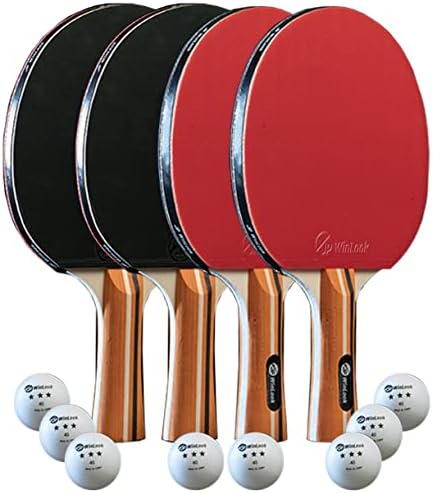 JP WinLook Portable Table Tennis Paddle Set for Indoor & Outdoor Games JP WinLook Premium Table Tennis Racket Player S