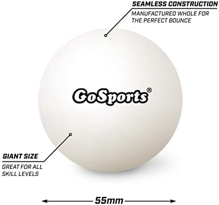 GoSports 55mm XL Table Tennis Balls for Training | GoSports 55mm XL Table Tennis Balls for Toss Games | GoSports 55mm X