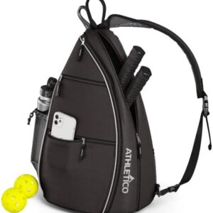 Athletico Crossbody Backpack - Pickleball, Tennis, Racketball Travel Bag for Men and Women