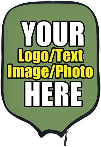 Custom Pickleballs Paddles Cover Protector, Fits Most Paddles Rackets, 8.5x11.5 inches Personalized Pickleballs Padd